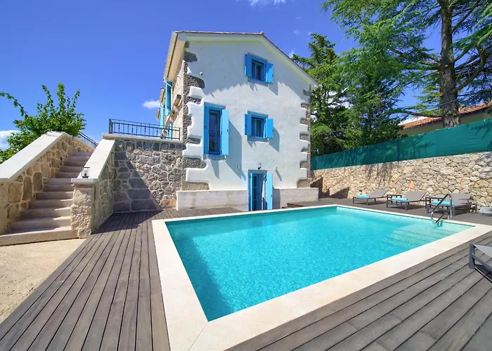 Luxury Ive With Heated Pool, Finnish Sauna, Infrared Sauna, Pet Friendly Vila Vrh (Krk)
